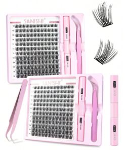 SHEIN SANISHI Sanishi Lashes Eyelash Curler, 144pcs D-Curl 9-16mm Length