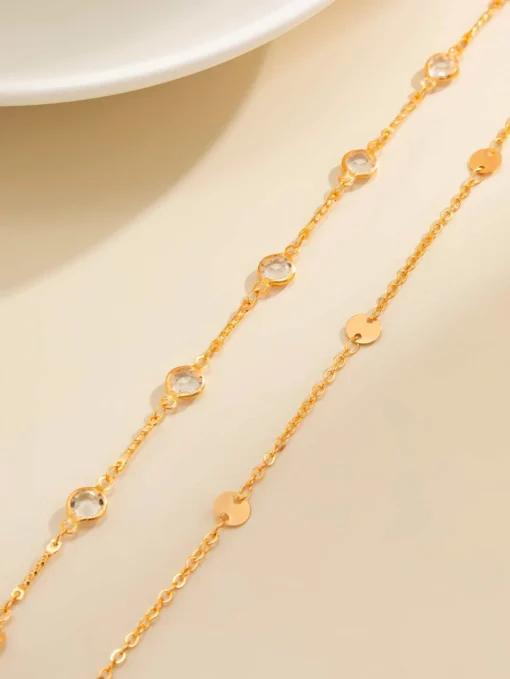 SHEIN 2pcs Round Decor Waist Chain - Image 3