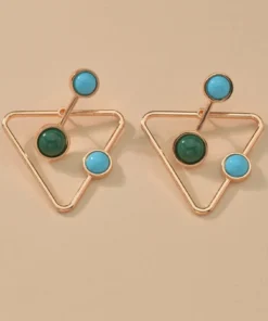 SHEIN Geo Decor Earring Jackets