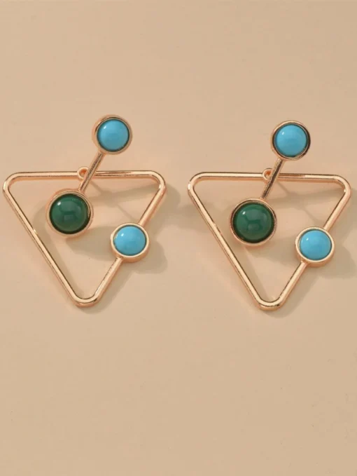 SHEIN Geo Decor Earring Jackets