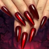 SHEIN VV MEI JIA ER 30piece Press On Nails Long Stiletto Fake Nails