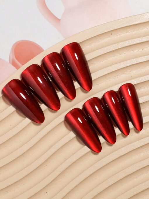 SHEIN VV MEI JIA ER 30piece Press On Nails Long Stiletto Fake Nails - Image 3