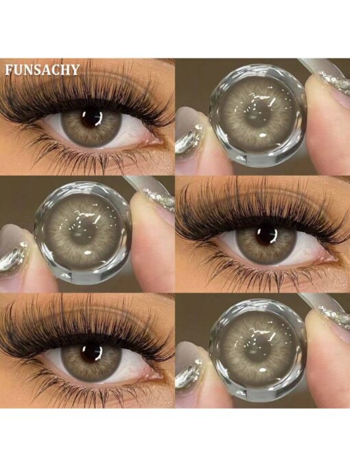 FUNSACHY MARGARET Series Brown Contact Lenses 14.5mm Natural Soft Lenses