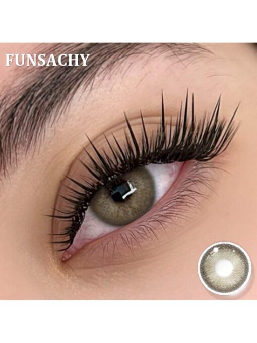 SHEIN FUNSACHY MARGARET Series Brown Contact Lenses 14.5mm Natural Soft Lenses - Image 3