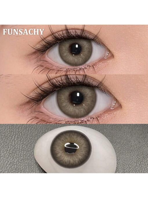 SHEIN FUNSACHY MARGARET Series Brown Contact Lenses 14.5mm Natural Soft Lenses - Image 4