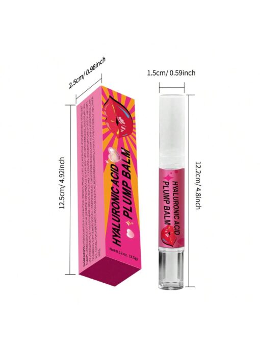 SHEIN LA ROSAT 3.5g Plumping Lip Gloss, Helps Lips Appear Fuller, Volumized And Sexier - Image 4