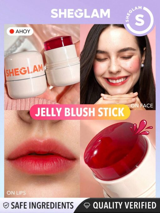 shein SHEGLAM Jelly-Licious Hydrating Lip & Blush Tint-Ahoy