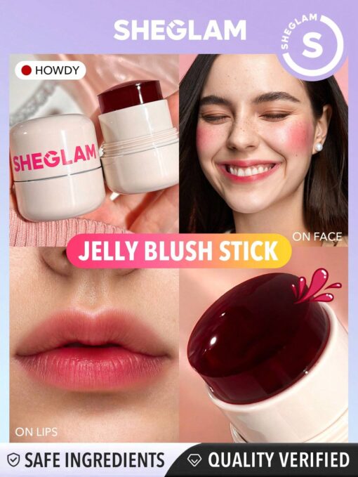 shein SHEGLAM Jelly-Licious Hydrating Lip & Blush Tint-Howdy