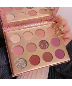 SHEIN 12-color Eye Shadow Palette In Rose Tone