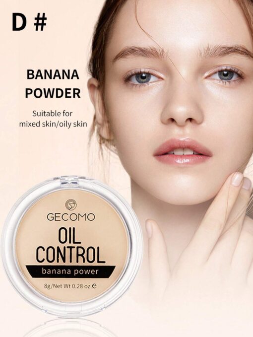 HEIN Oil Control Banana Powder,Waterproof Oil Controlling Long Lasting Finishing Powder