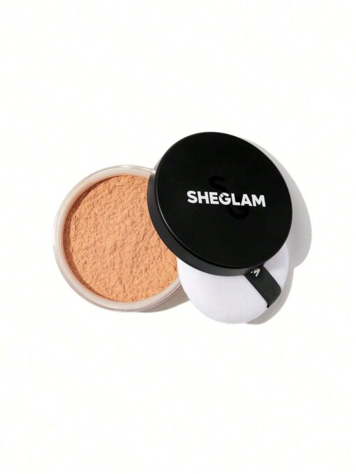 SHEGLAM Baked Glow Setting Powder-Light Brown - Image 4