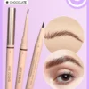 SHEGLAM Brows On Demand 2-In-1 Brow Pencil - Chocolate Waterproof Liquid