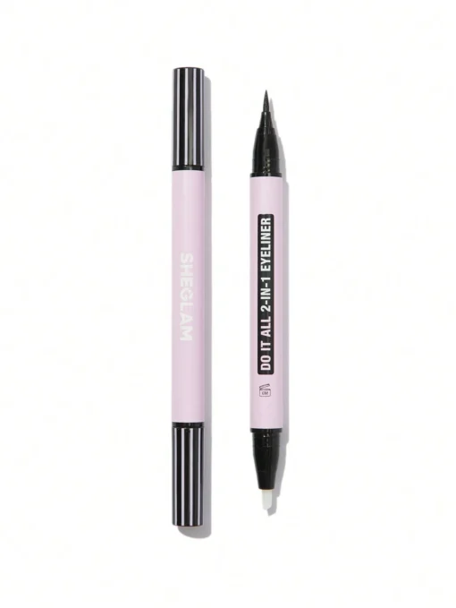 SHEGLAM Do It All 2-In-1 Eyeliner Waterproof Matte Eyeliner - Image 5