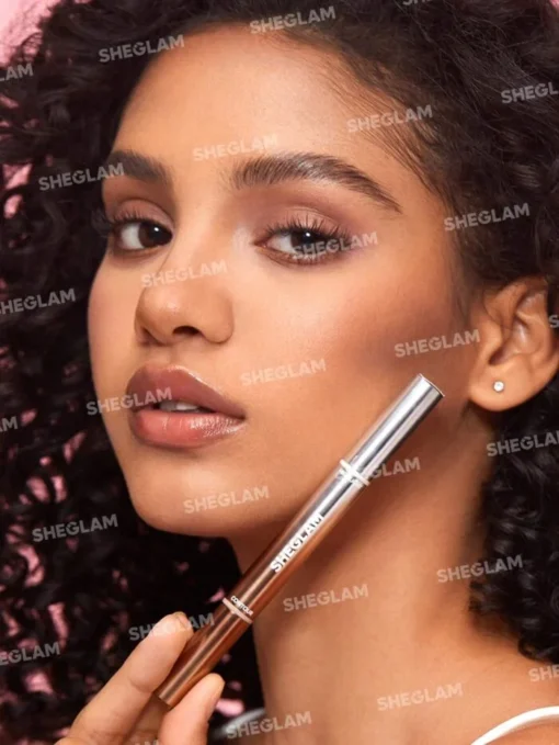 SHEGLAM Fine Line 2-In-1 Nose Contour & Highlight Pen-Chestnut Bronzer Stick - Image 2