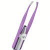 SHEIN 1 PC Eyelashes And Eyebrow Tweezers Stainless Steel #Purple