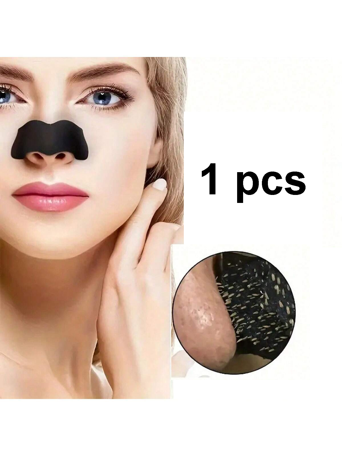 SHEIN 1 pcs Bamboo Charcoal Blackhead Remover Nose