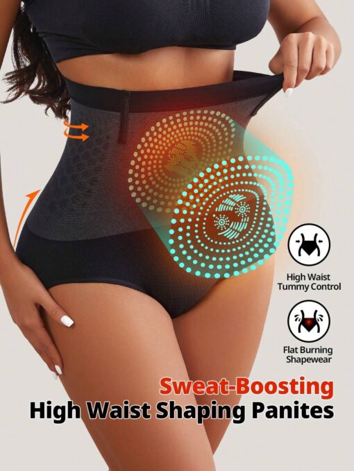 SHEIN 1pc Seamless High Waist Shaping Panty Sports