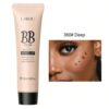 SHEIN Long-Wearing BB Cream Oil Control Concealing Foundation Deep Coffee