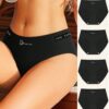 SHEIN MIOTAN 4pcs Women Smooth & Soft Triangle Panties