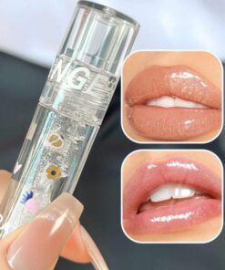 SHEIN Moisturizing Glitter Lip Gloss Makeup Waterproof Lasting Watery