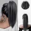 Synthetic Waterfall Long Straight Hair Claw Clip Ponytail Extension