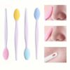 shein 1 Pcs Double-Sided Silicone Nose Cleaning Brushs